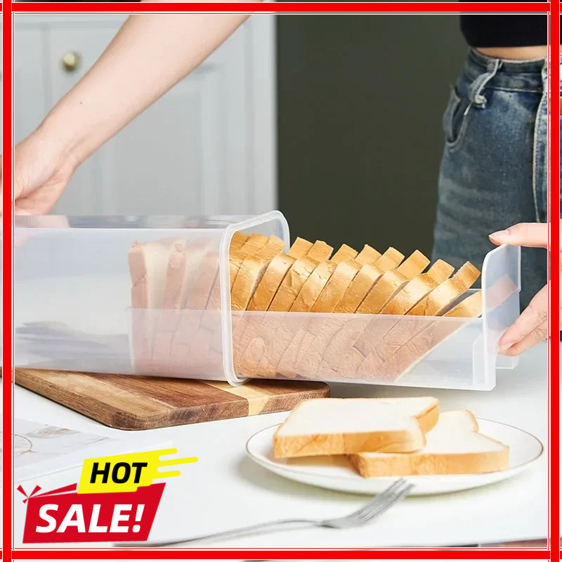 Meal Prep Container - Bread Loaf Container Clear Airtight Bread