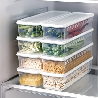 3 Pcs Stackable Plastic Storag - Meal Prep Containers Xl recension och pris