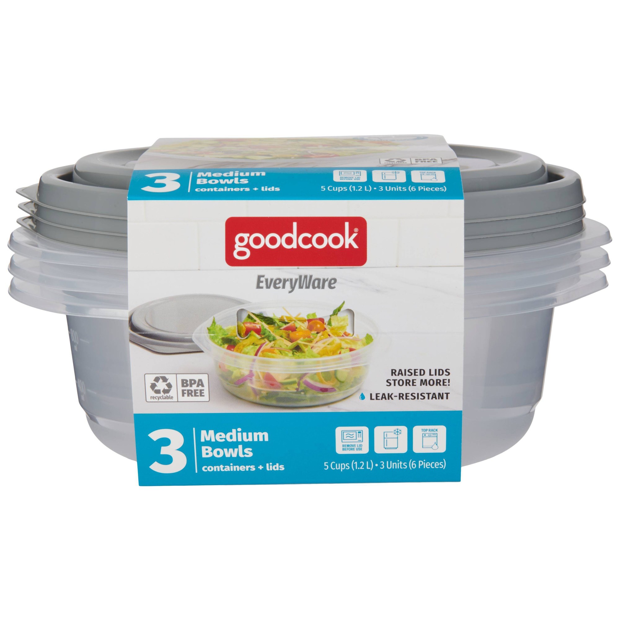 6pcs Round 5 Cup Food Storage  - Meal Prep Container recension och pris