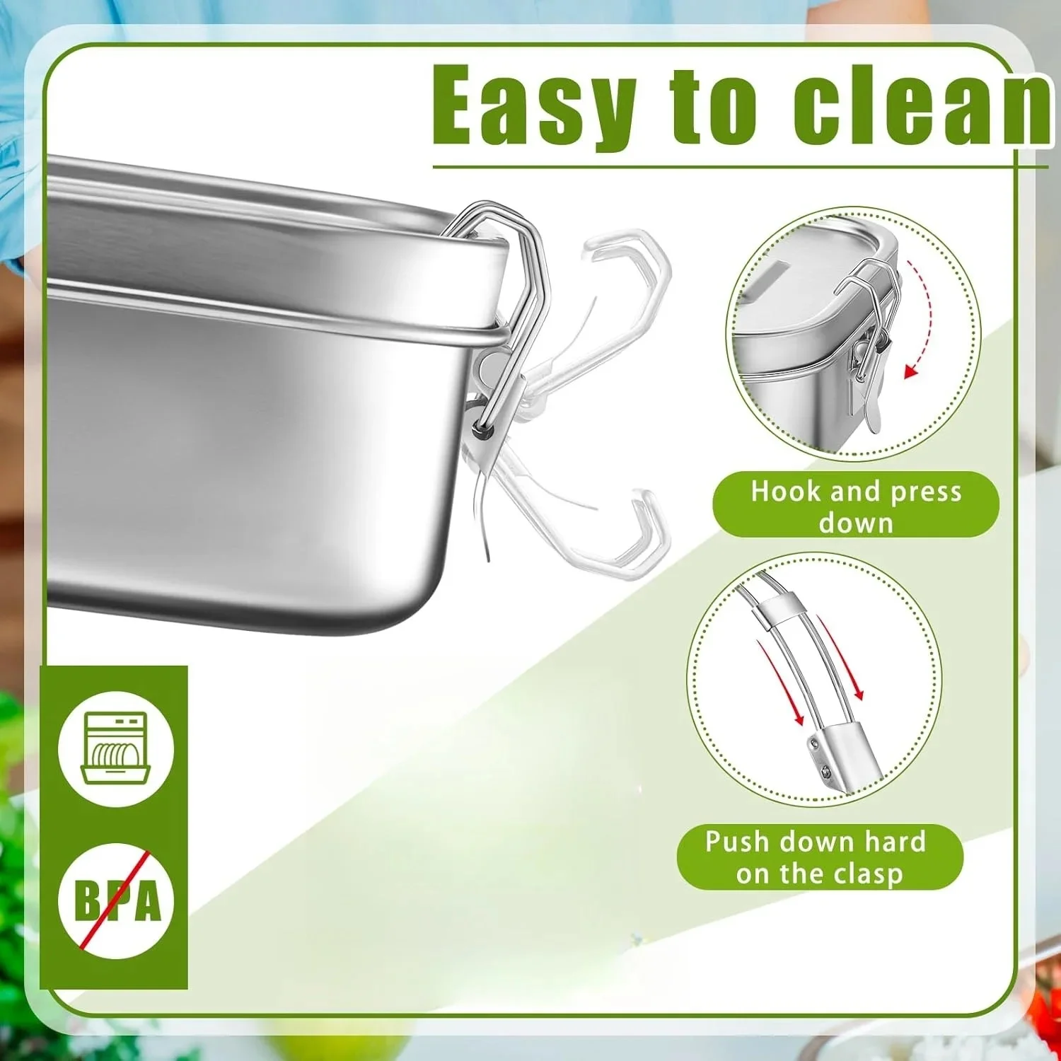 Stainless Steel Lunch Box for  - Meal Prep Lunch recension och pris