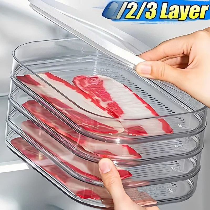 Meat Container for Fridge Baco - Meal Prep Containers Xl recension och pris