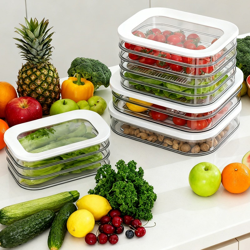 Meat Container for Fridge Baco - Meal Prep Containers Xl recension och pris