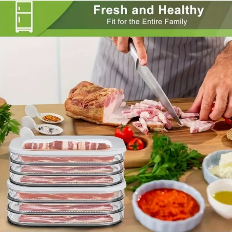 Meat Container for Fridge Baco - Meal Prep Containers Xl recension och pris