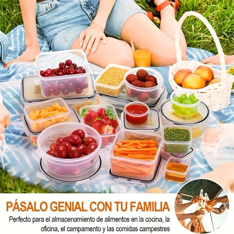 12/16/24pcs Reusable Food Stor - Meal Prep Containers Xl recension och pris
