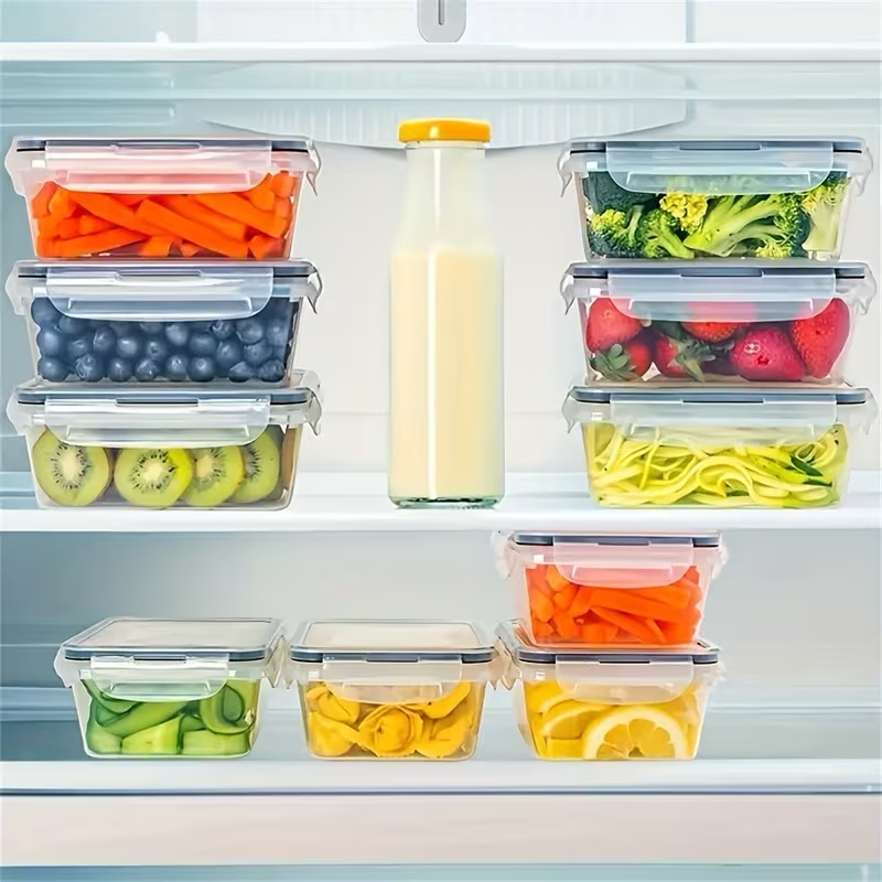 12/16/24pcs Reusable Food Stor - Meal Prep Containers Xl recension och pris