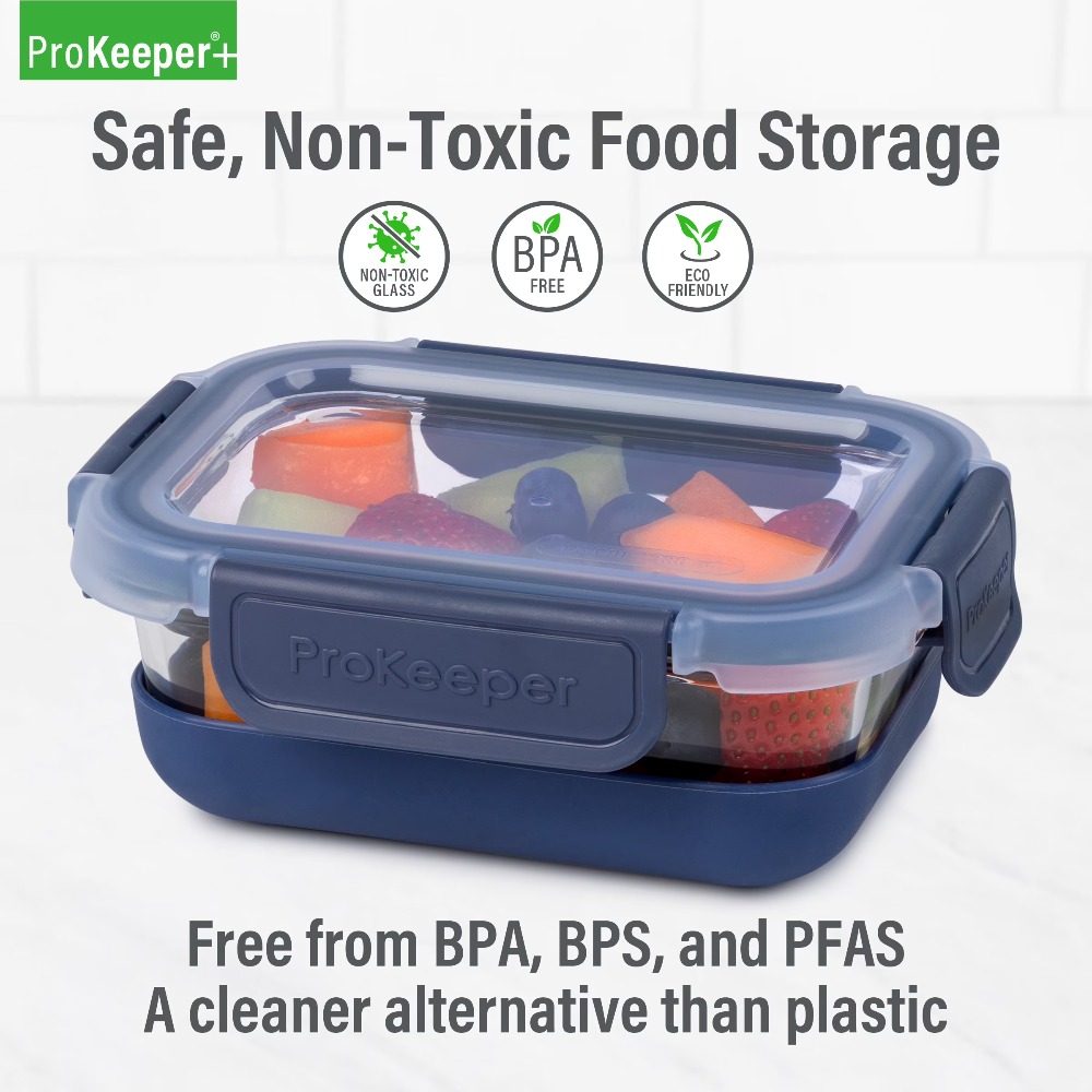 2 Pack 1.6 Cup Glass Food Stor - Meal Prep Container recension och pris