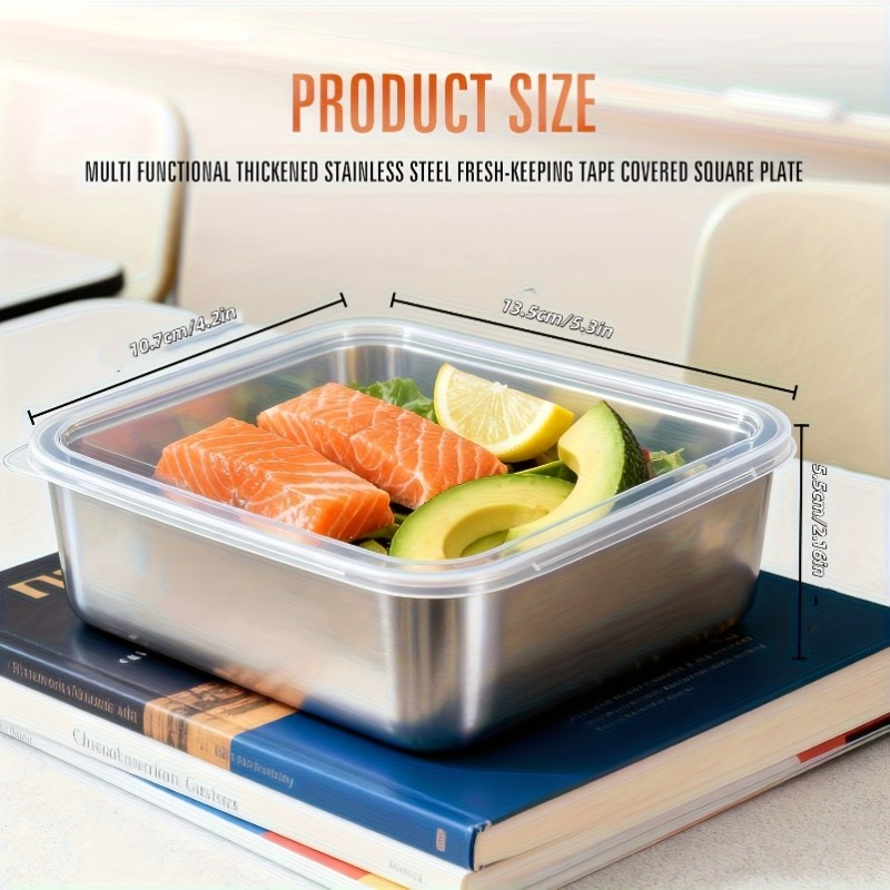 5pcs Stainless Steel Food Cont - Meal Prep Containers Xl recension och pris