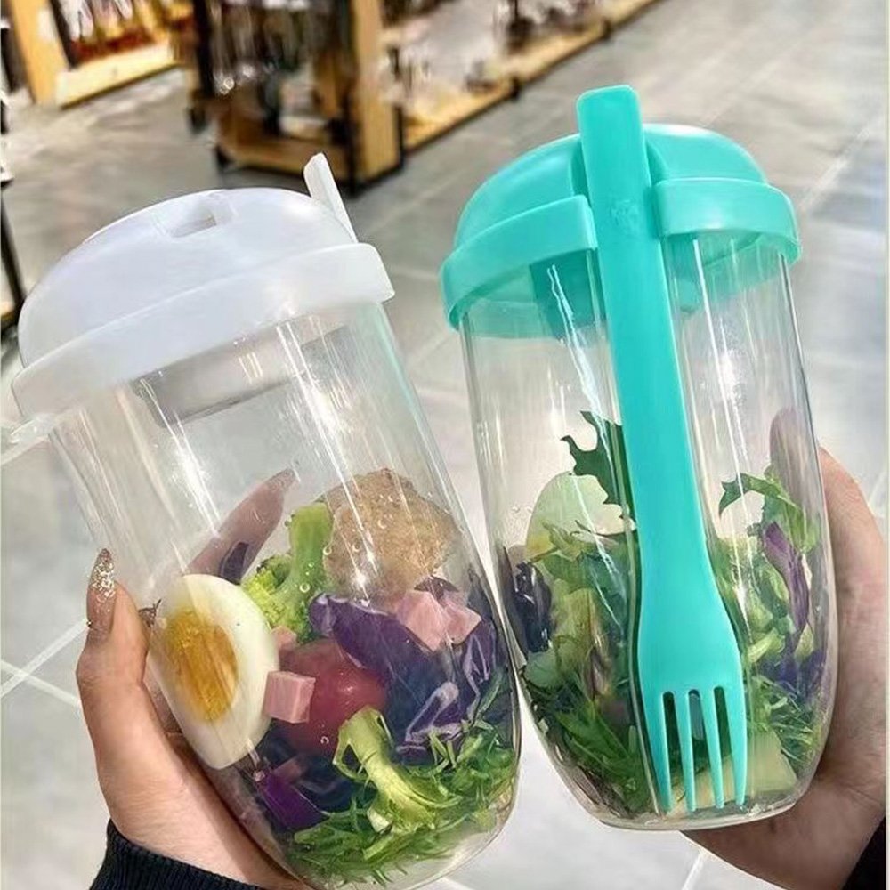 1PC White/Green Portable Bottl - Meal Prep Jar recension och pris