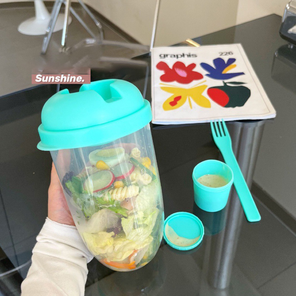 1PC White/Green Portable Bottl - Meal Prep Jar recension och pris