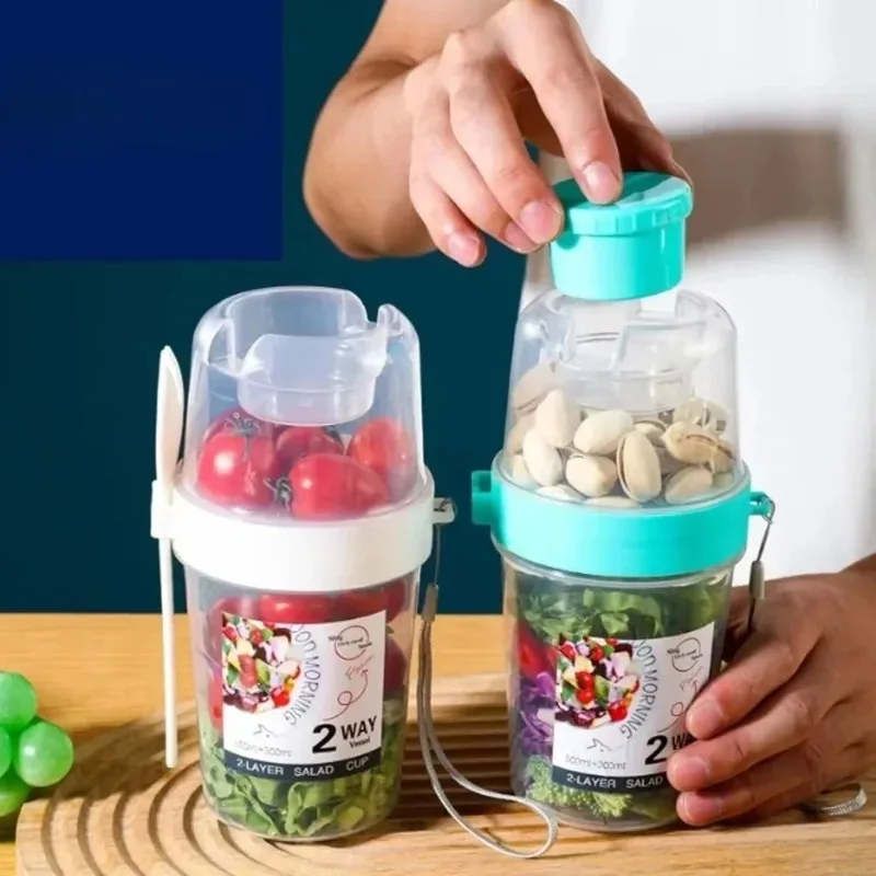 Oatmeal Yogurt Salad Cup Porta - Meal Prep Jar recension och pris