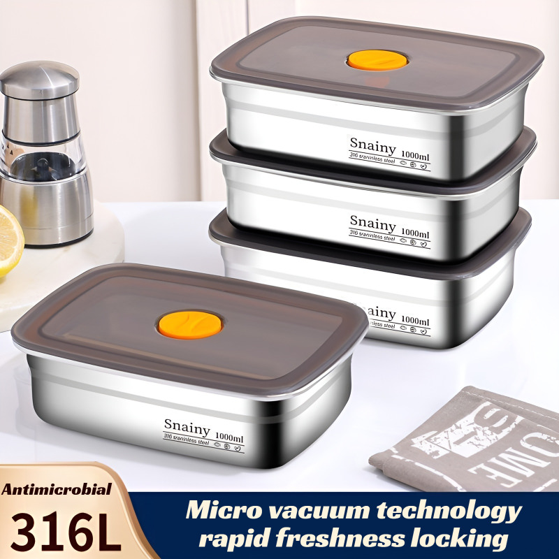 Premium Stainless Steel Food G - Meal Prep Containers Xl recension och pris