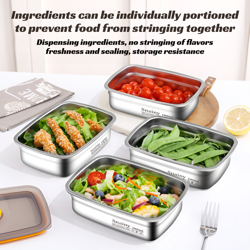 Premium Stainless Steel Food G - Meal Prep Containers Xl recension och pris