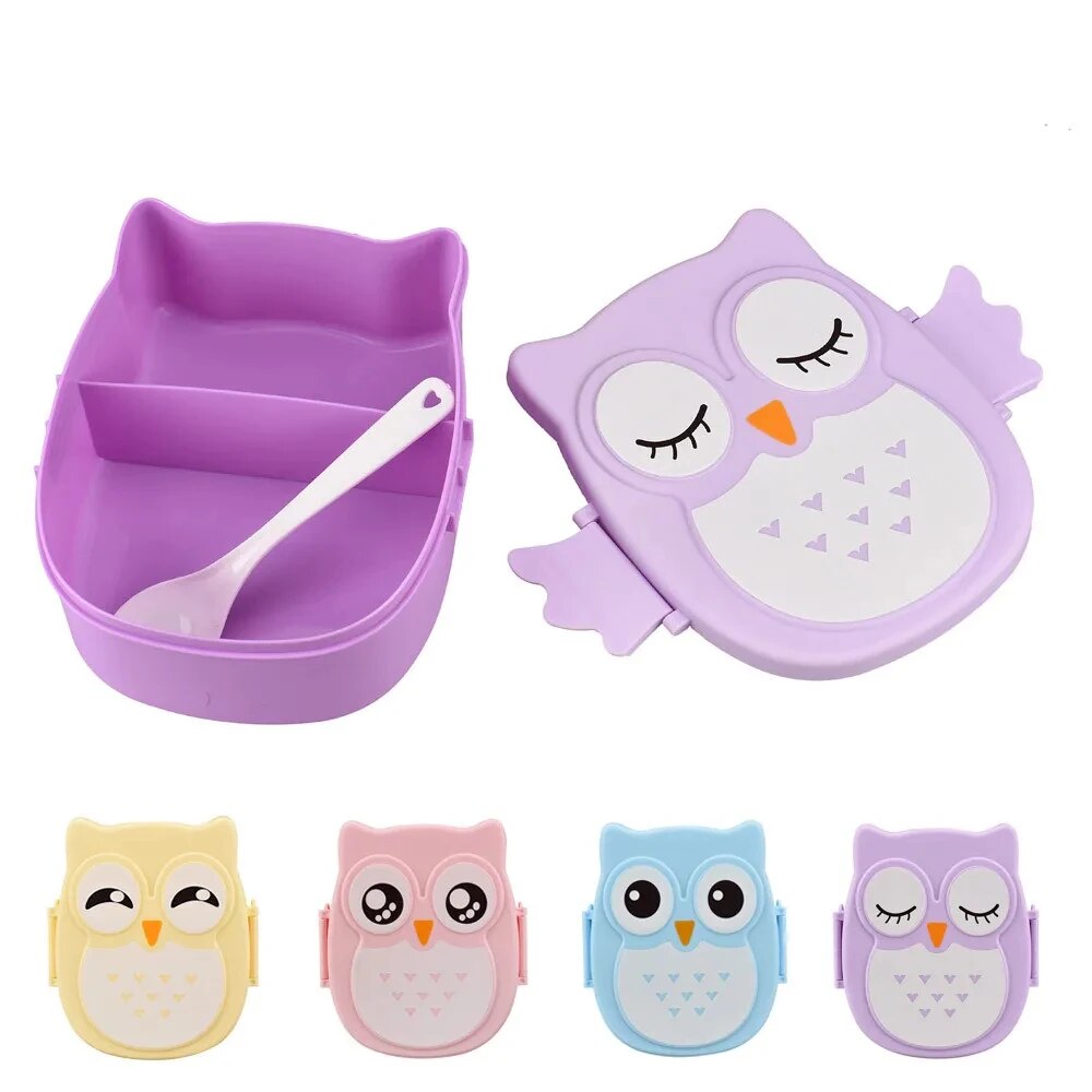 1Pc Owl Shaped Lunch Box With  - Meal Prep Kits recension och pris
