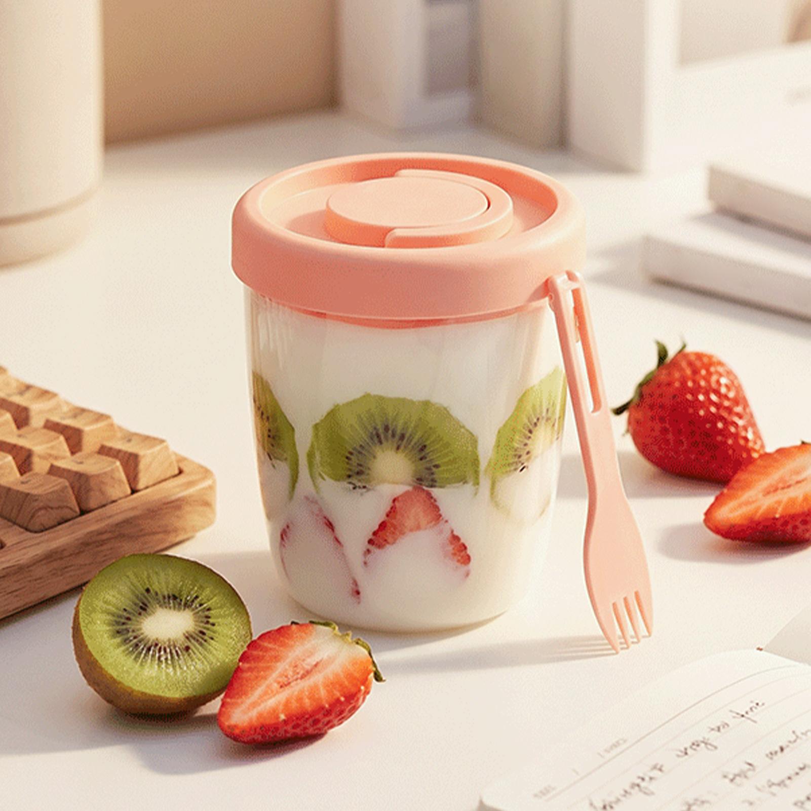 Yogurt Cups With Lids Double W - Meal Prep Jar recension och pris