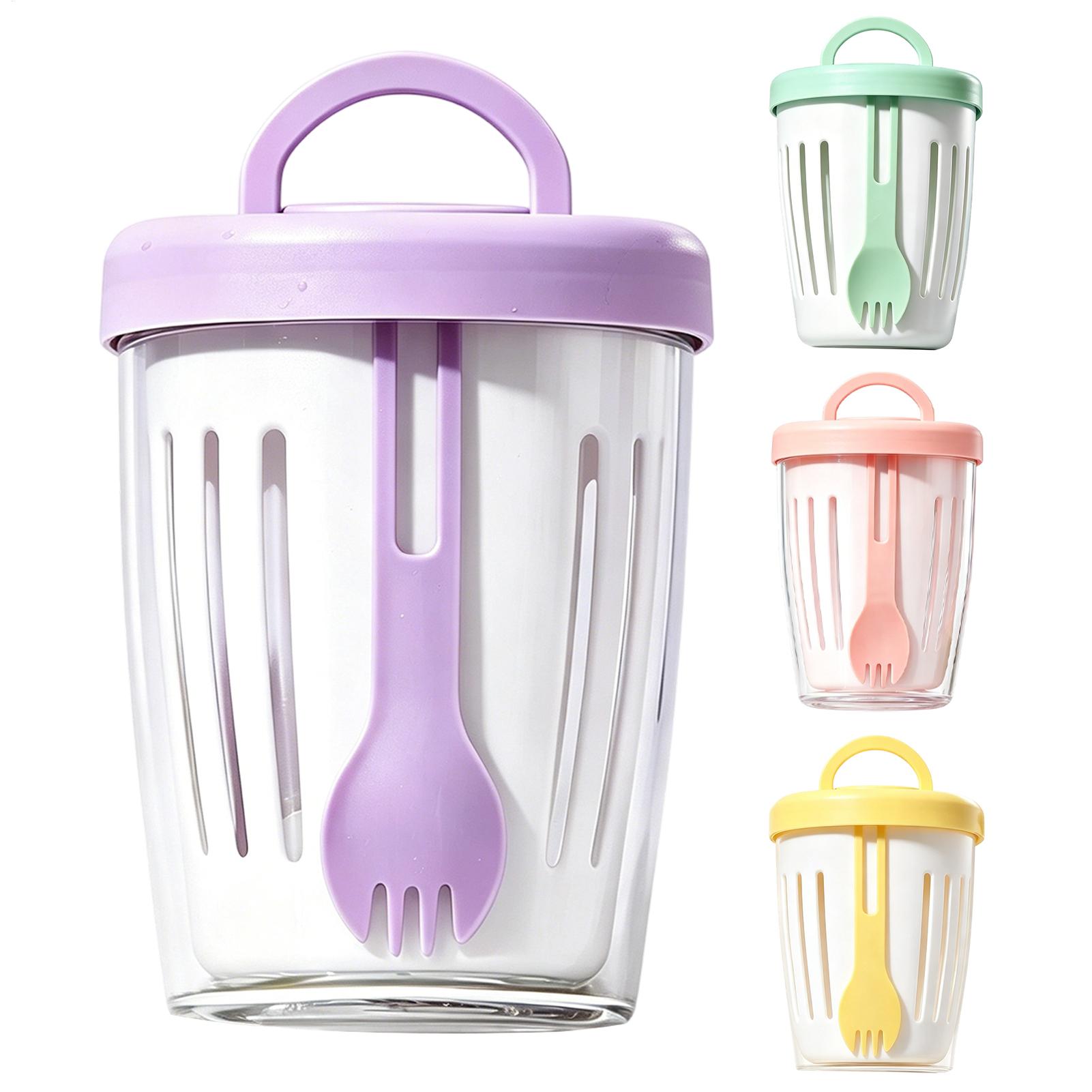 Yogurt Cups With Lids Double W - Meal Prep Jar recension och pris