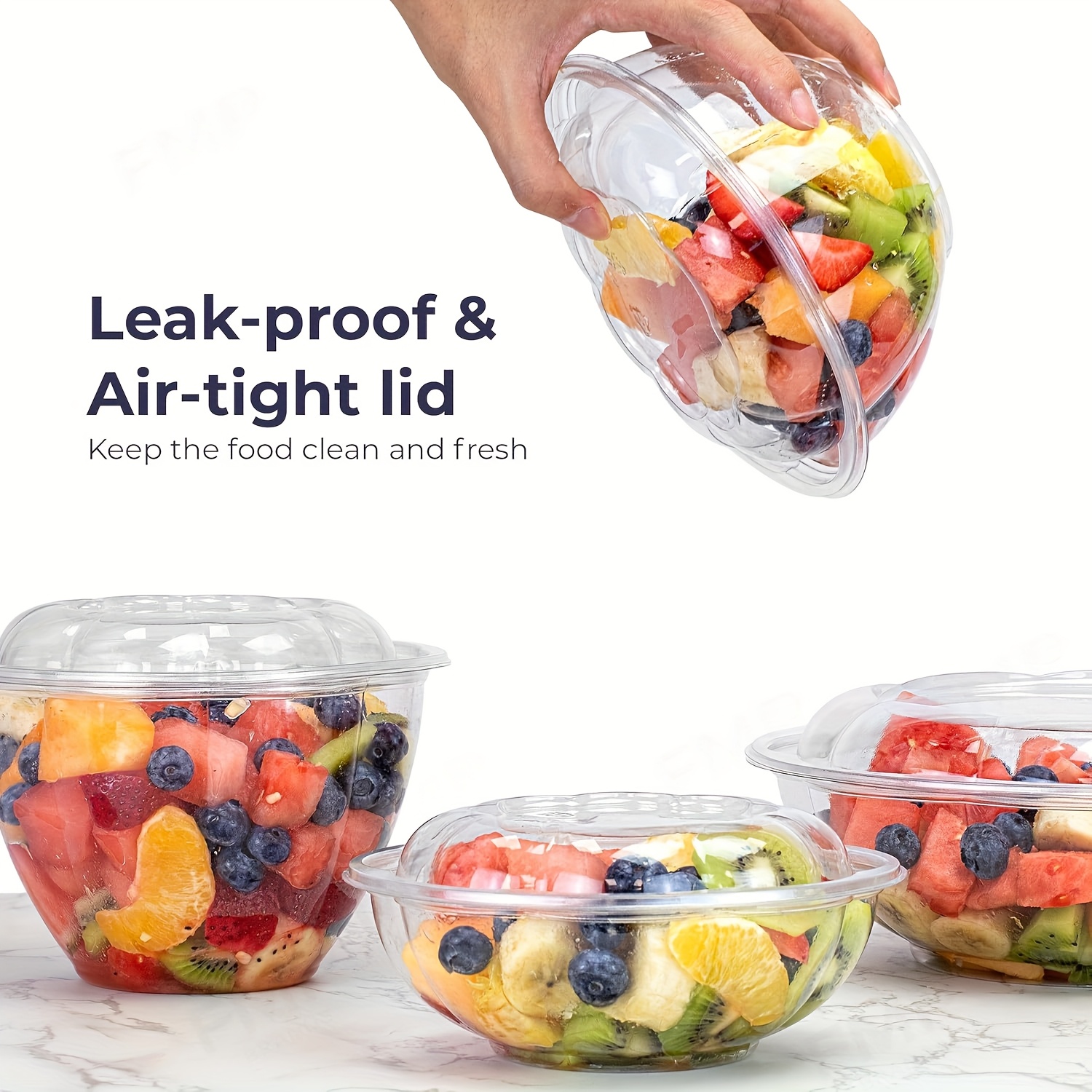 50‑pack 32‑ounce clear plastic - Meal Prep Quinoa recension och pris