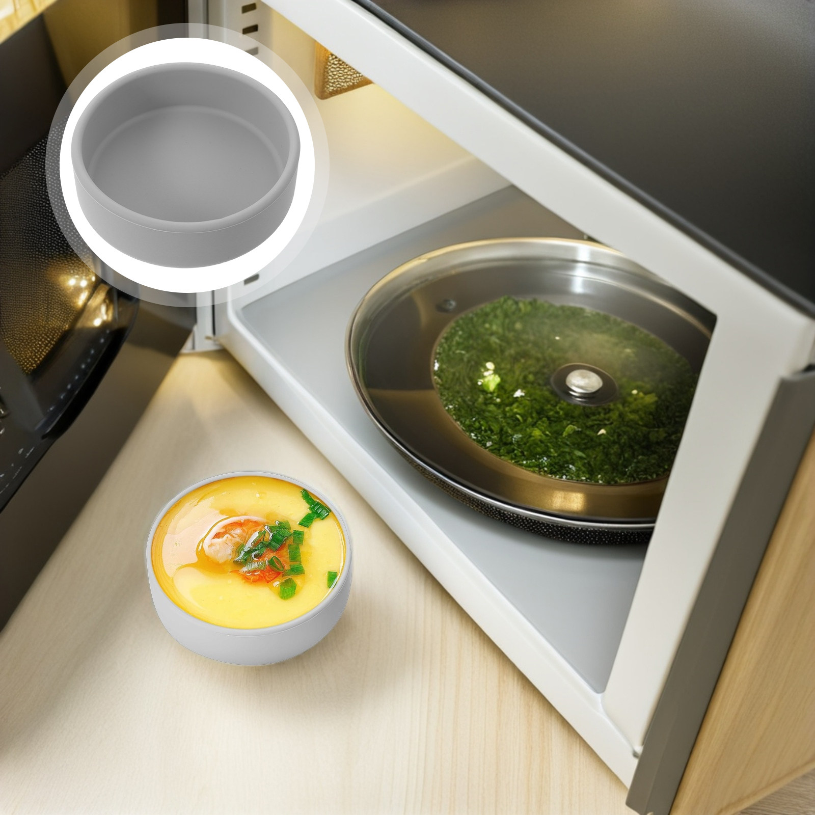 3Pcs Silicone Air Fryer Egg Mo - Meal Prep Healthy Breakfast recension och pris