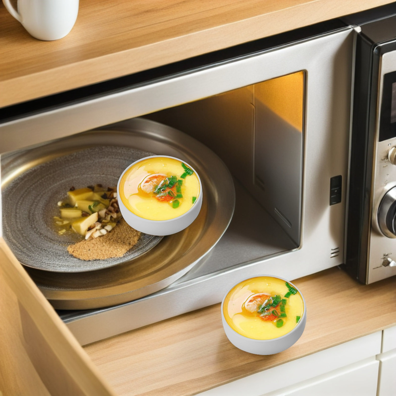 3Pcs Silicone Air Fryer Egg Mo - Meal Prep Healthy Breakfast recension och pris