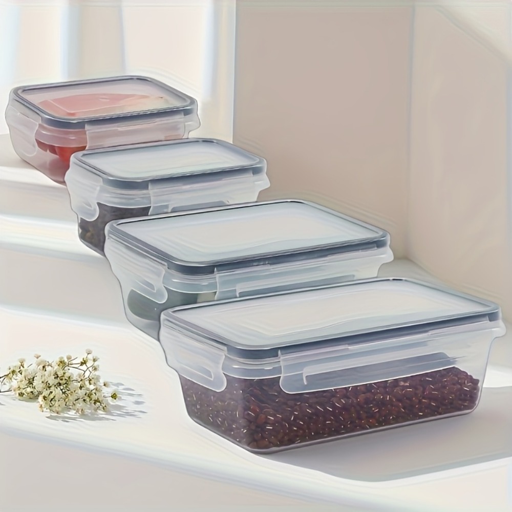 8-PC BPA-Free Airtight Food Co - Meal Prep Containers Xl recension och pris