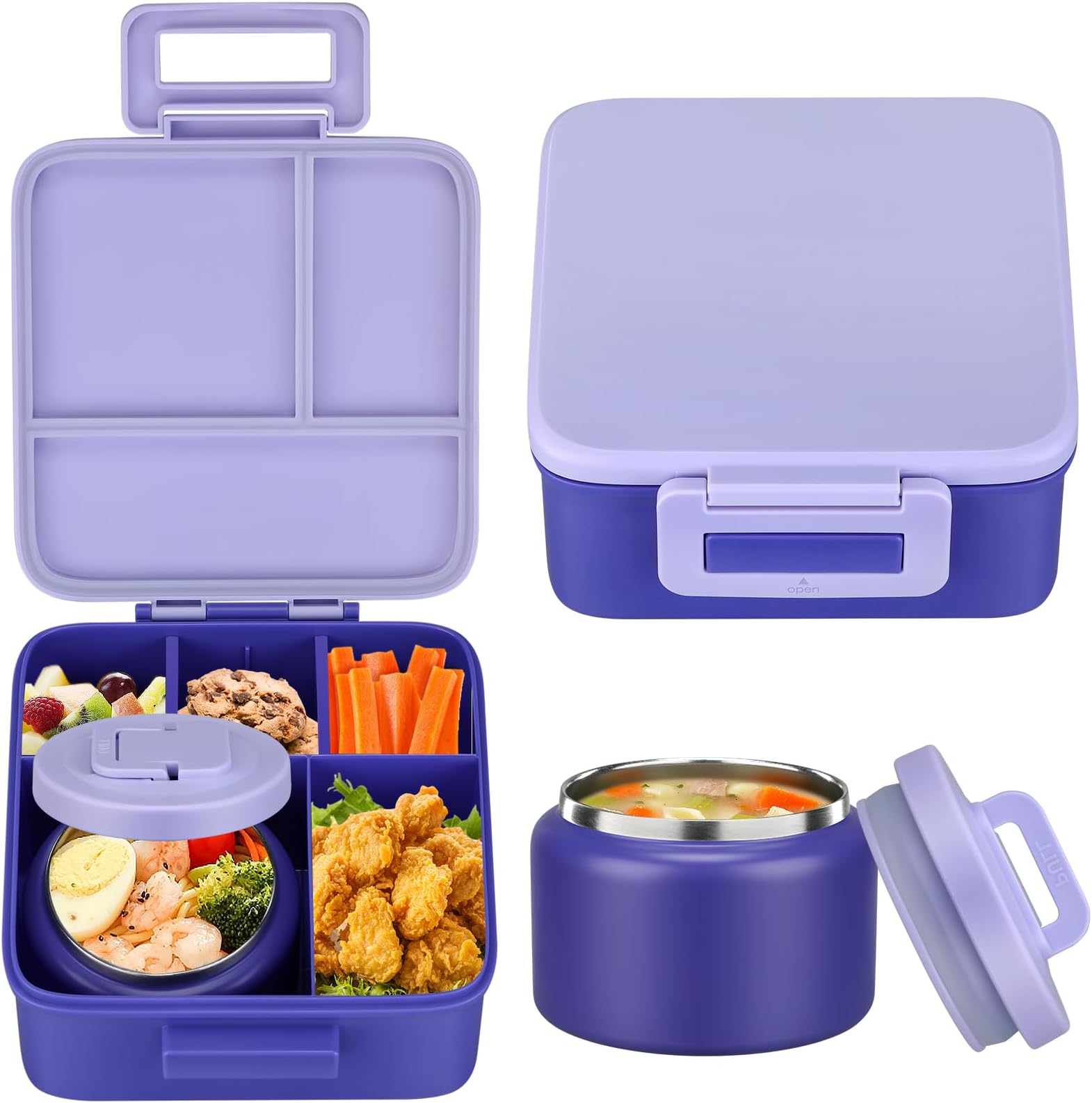 1 Set Bento Lunch Box for Kids - Meal Prep Kits recension och pris