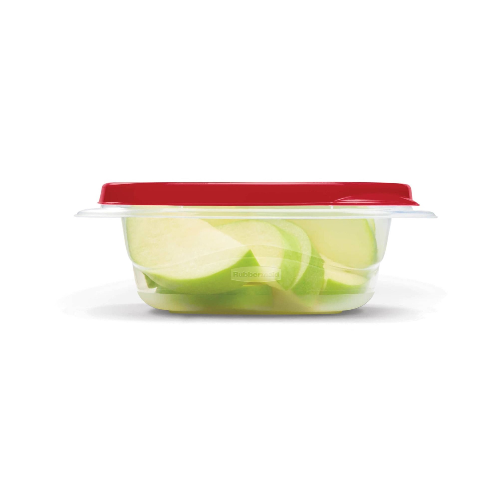 5pcs Red Lid Food Storage Cont - Meal Prep Container recension och pris