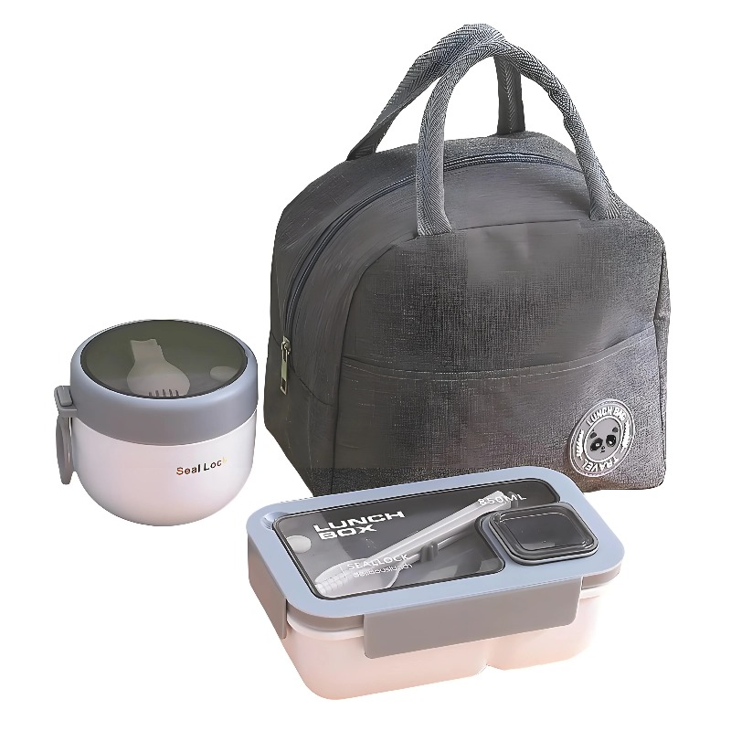 3-Piece Leakproof Lunch Contai - Meal Prep Kits recension och pris