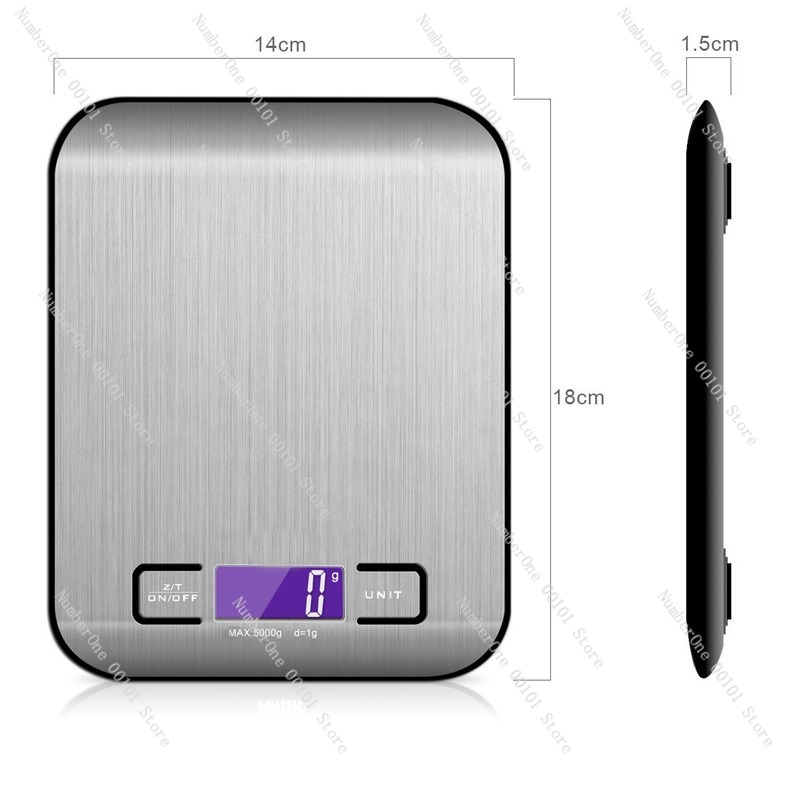 Rechargeable Stainless Steel D - Portion Scale Digital recension och pris