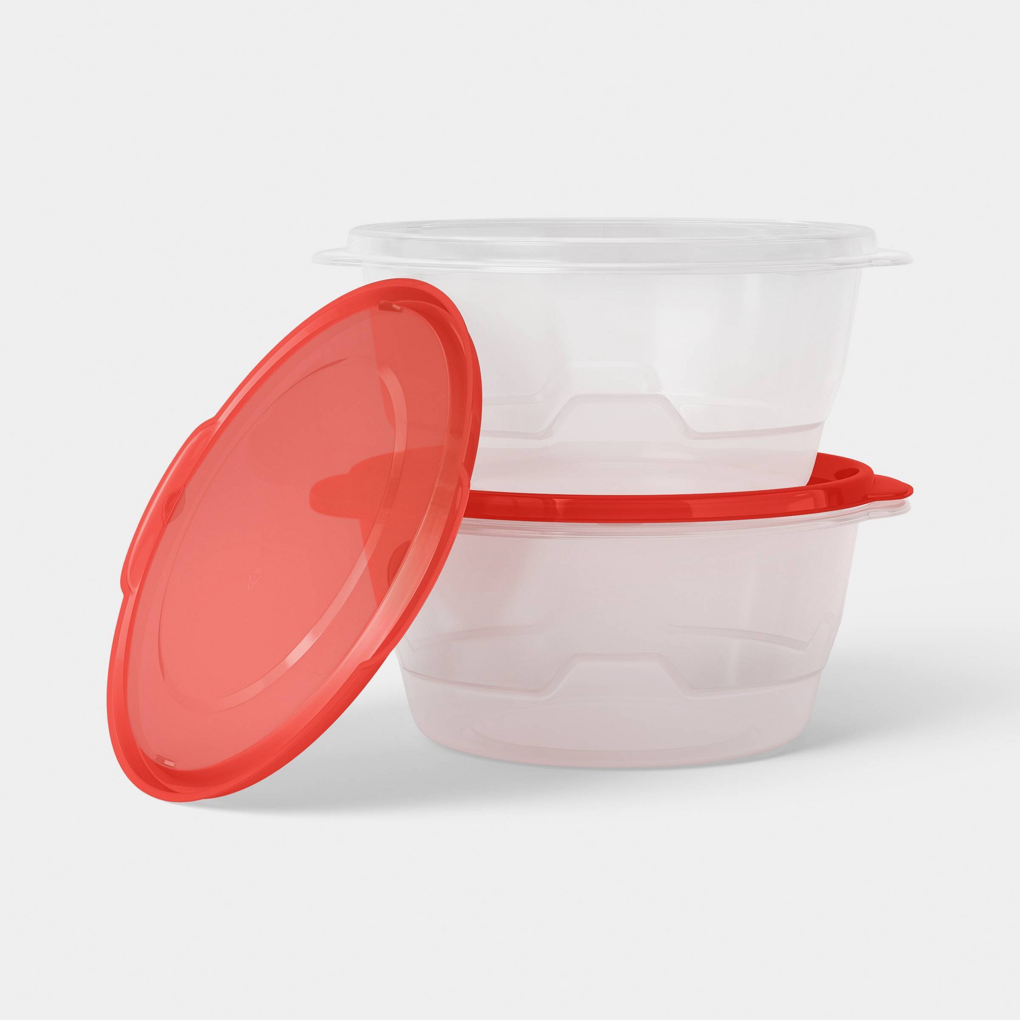 2ct Large Round Food Storage C - Meal Prep Container recension och pris