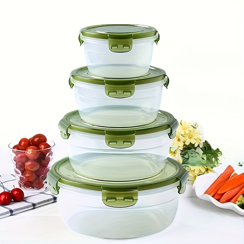 4 Plastic Food Storage Contain - Meal Prep Kits recension och pris