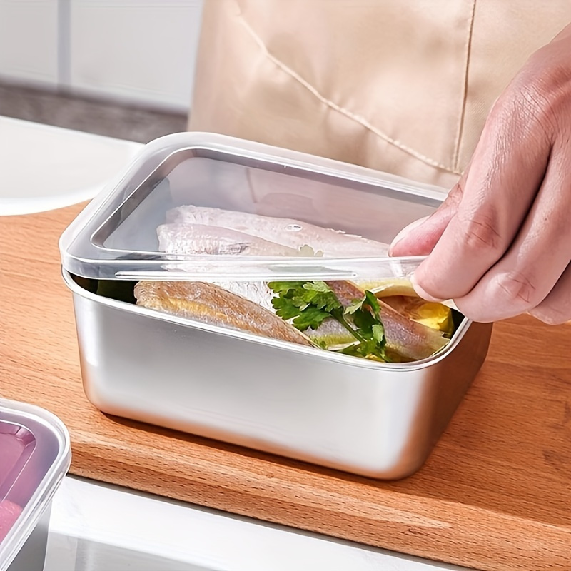 3/5/8pcs Stainless Steel Food  - Meal Prep Containers Xl recension och pris