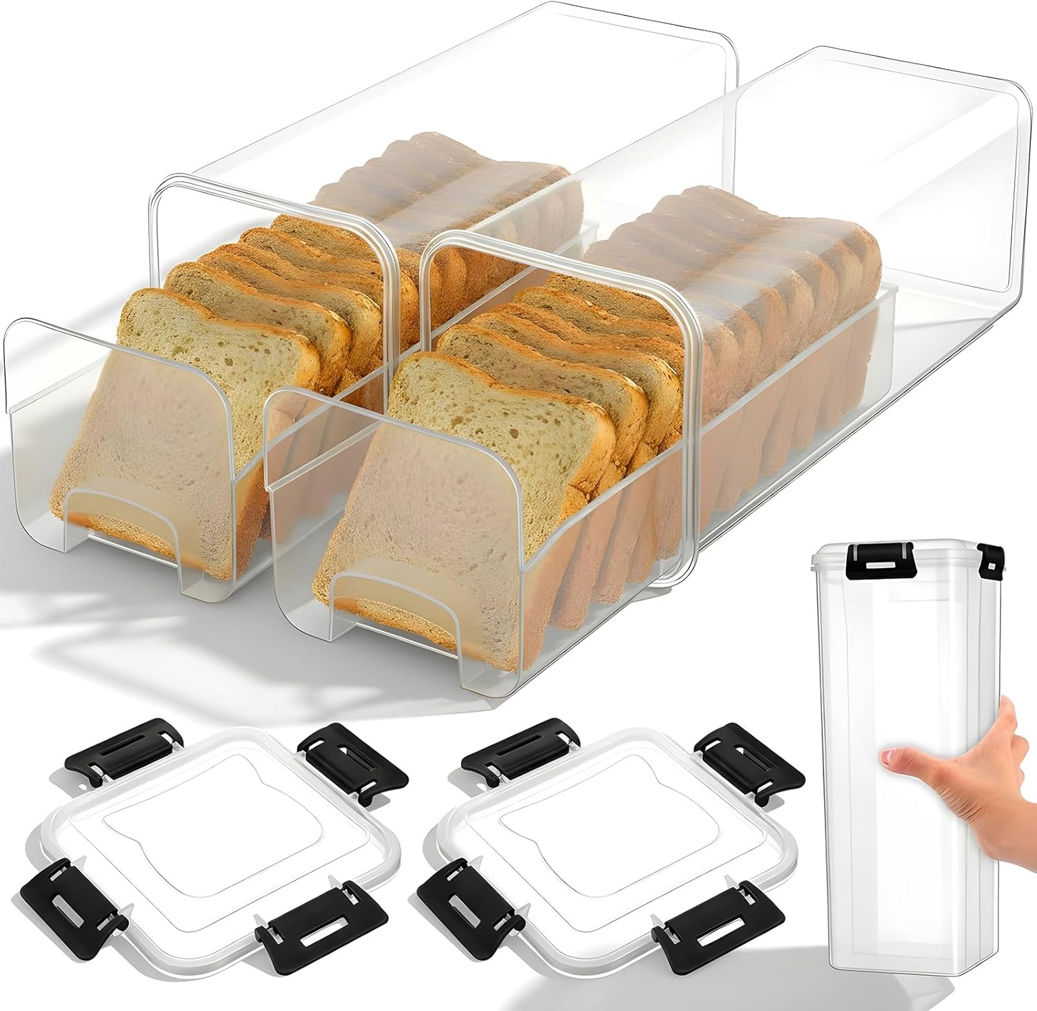 Bread Storage Container with A - Meal Prep Container recension och pris