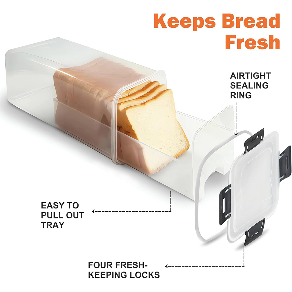 Bread Storage Container with A - Meal Prep Container recension och pris
