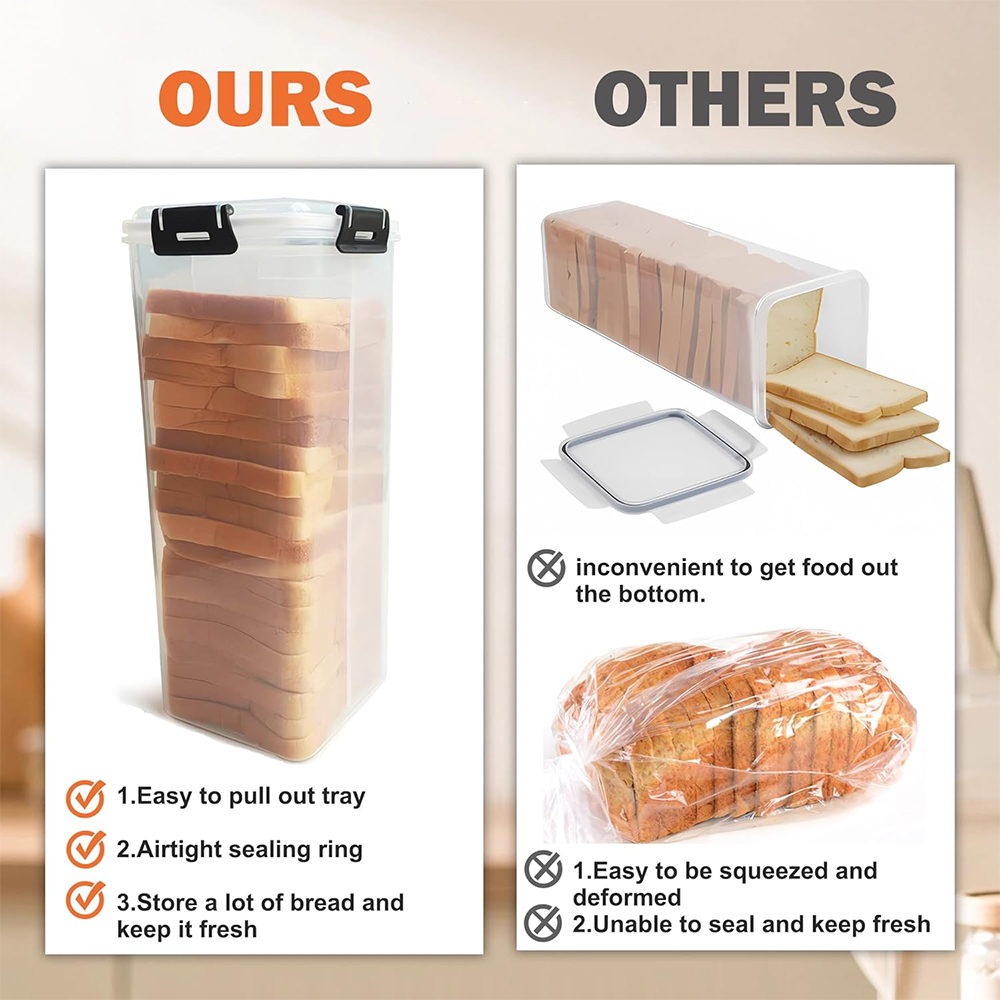 Bread Storage Container with A - Meal Prep Container recension och pris