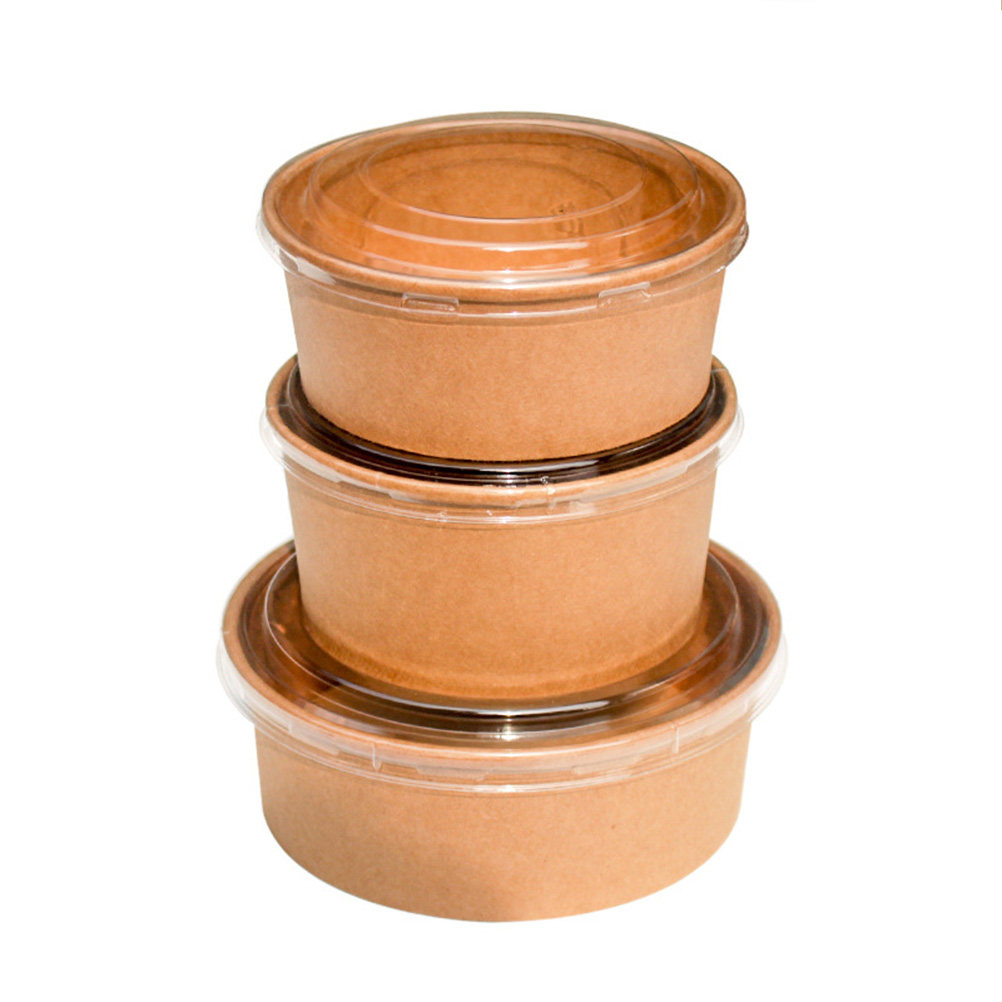 20Pcs Kraft Paper Bowls Leakpr - Meal Prep Container recension och pris