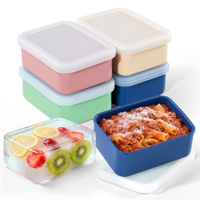 AB33-4-Pack Silicone Freezer M - Meal Prep Container recension och pris