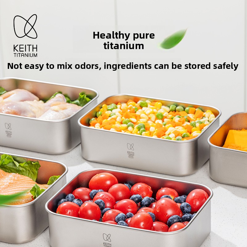 800ml Pure Titanium Lunch Box  - Meal Prep No Microwave recension och pris