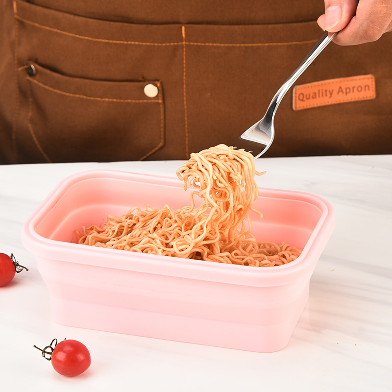 4Pcs Foldable Silicone Lunch B - Meal Prep No Microwave recension och pris
