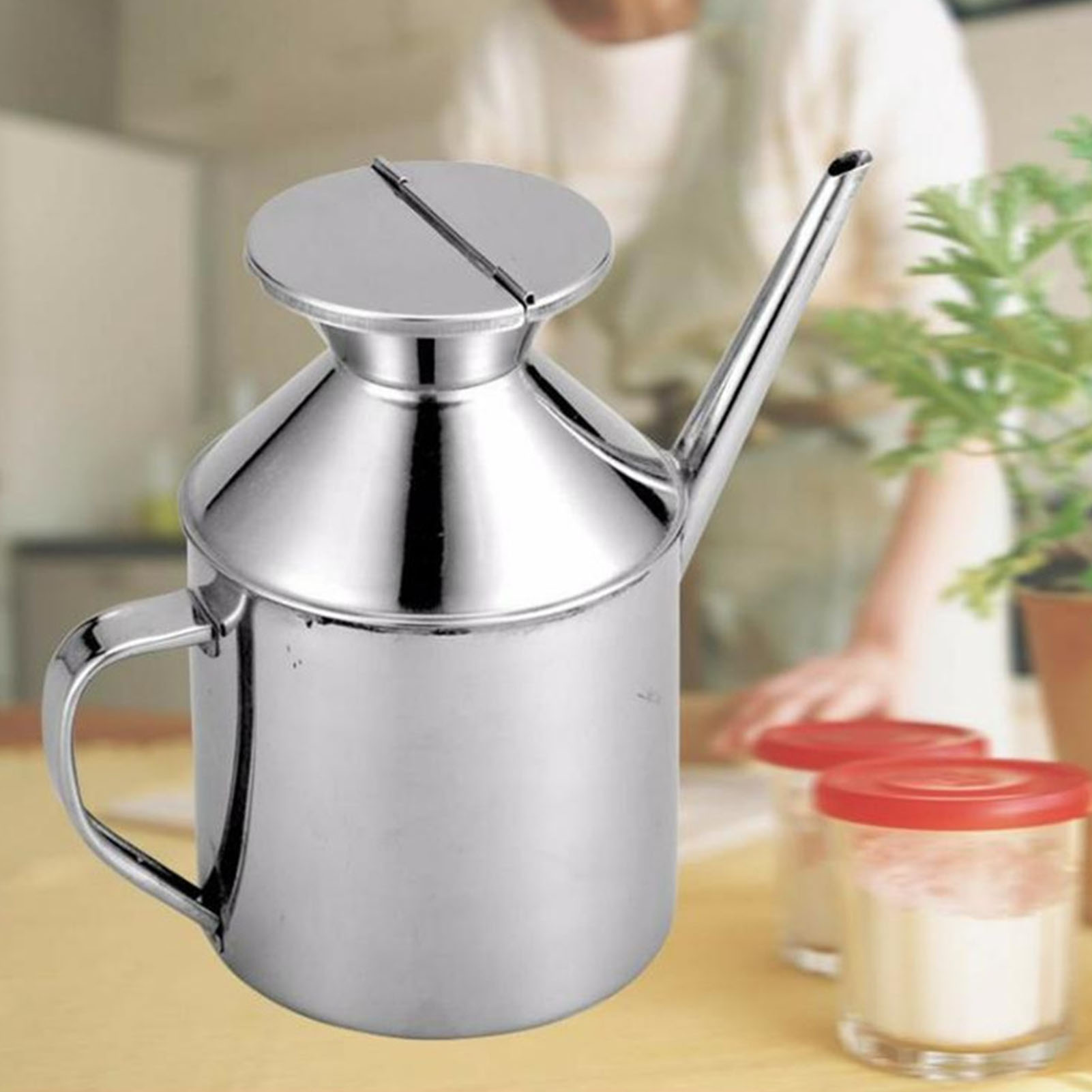 Stainless Steel Oil Can Multip - Herb Keeper Bottle recension och pris