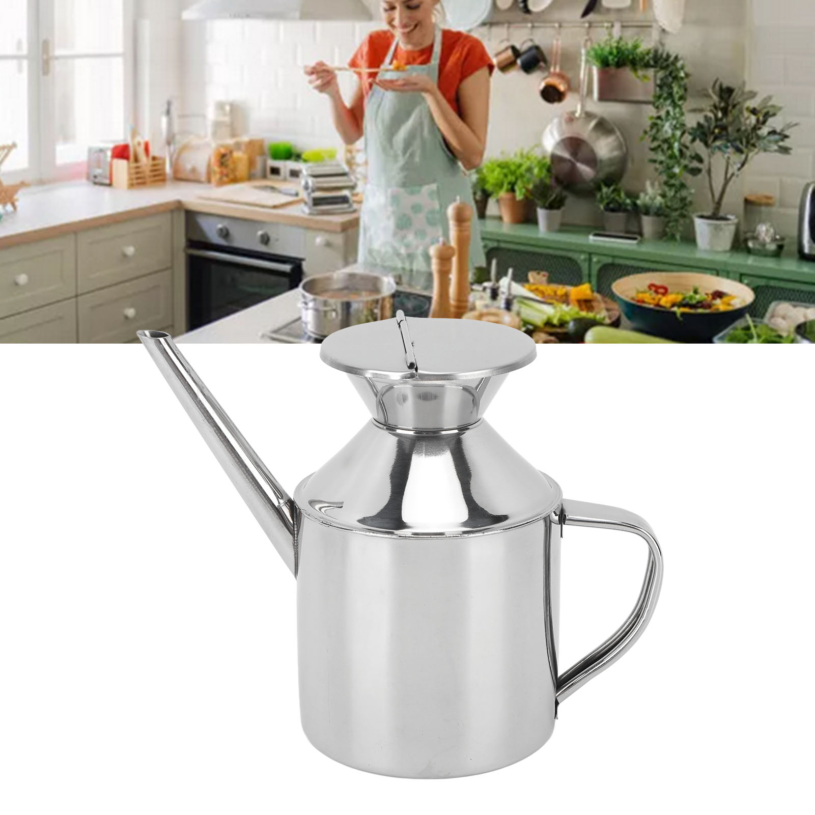 Stainless Steel Oil Can Multip - Herb Keeper Bottle recension och pris
