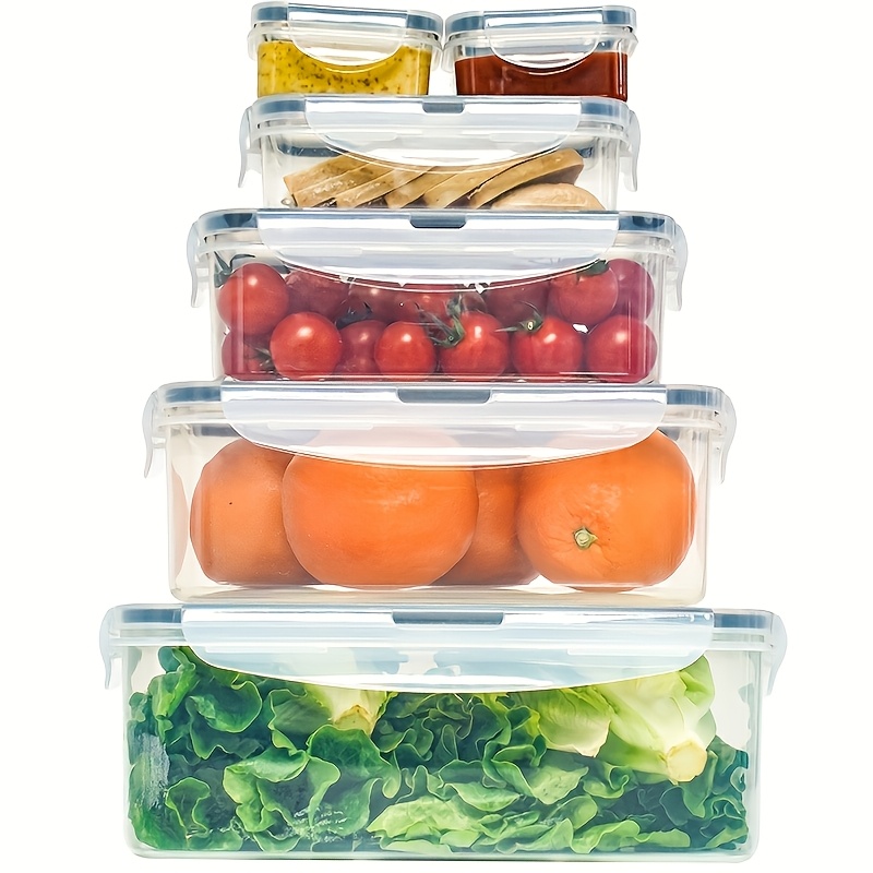 4-Piece Food Storage Container - Meal Prep Containers Xl recension och pris
