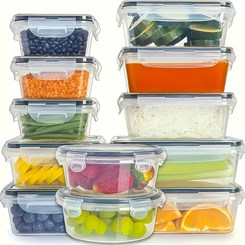 4-Piece Food Storage Container - Meal Prep Containers Xl recension och pris
