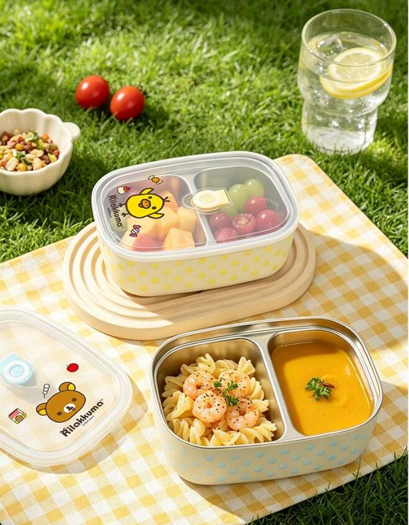 Rilakkuma Stainless Steel Bent - Meal Prep Container recension och pris