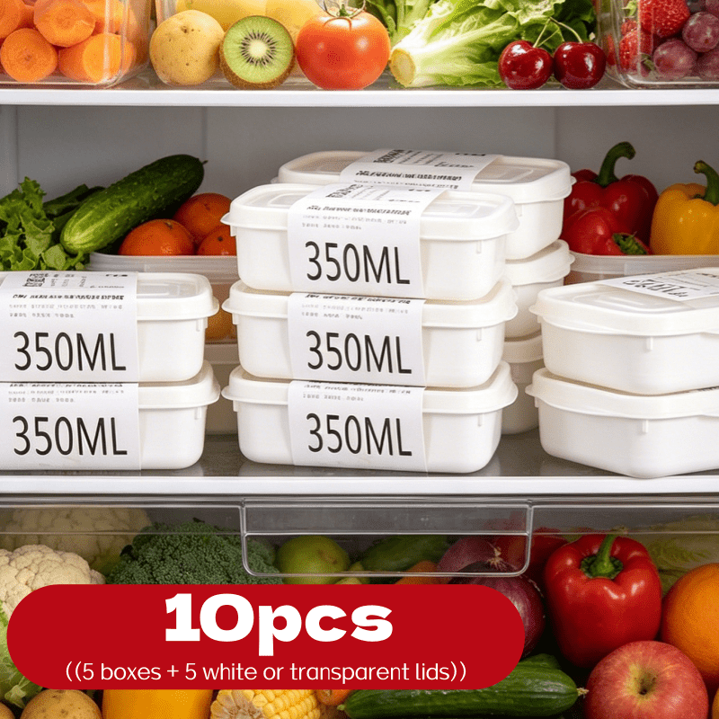 10Pcs Reusable Stackable Food  - Meal Prep Container recension och pris