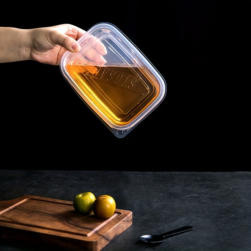 A Set of 6 Transparent Stackab - Meal Prep Containers Xl recension och pris