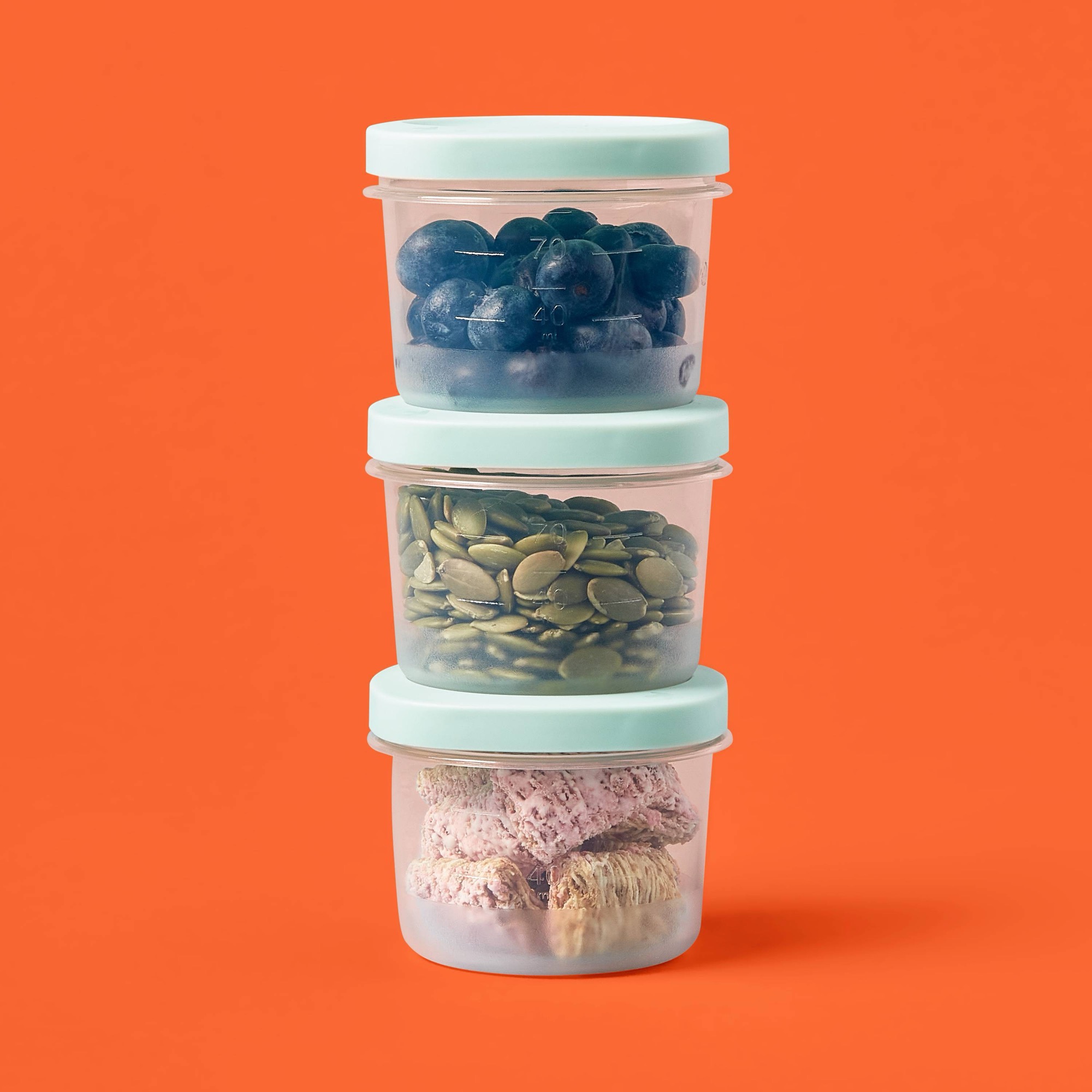 6ct Round Twist-Lock Food Stor - Meal Prep Container recension och pris