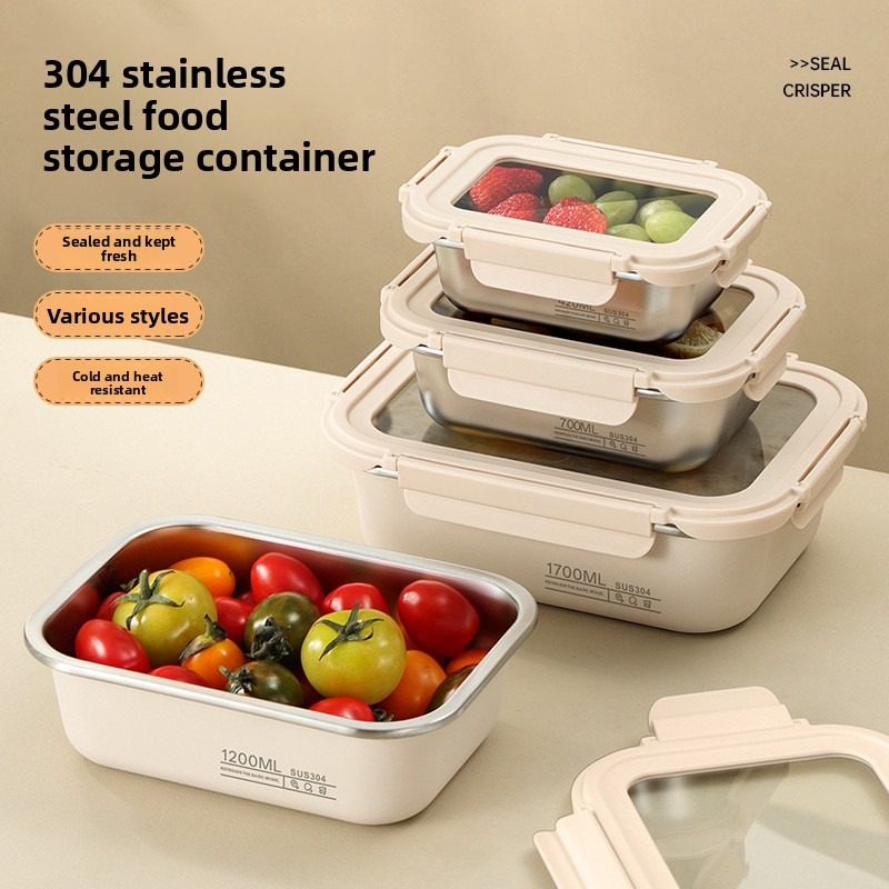 Fresh-keeping Box 304 Stainles - Meal Prep Containers Xl recension och pris