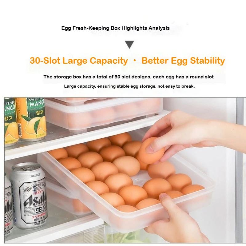 Plastic Egg Storage Box with L - Meal Prep Containers Xl recension och pris
