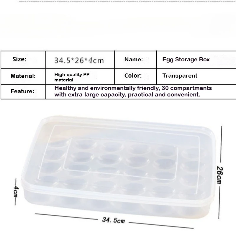 Plastic Egg Storage Box with L - Meal Prep Containers Xl recension och pris