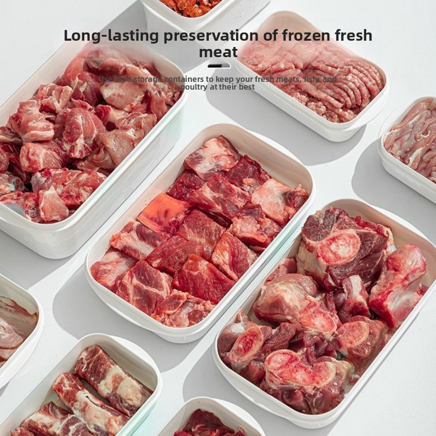 Food - Grade Meat Freezer Cont - Meal Prep Containers Xl recension och pris