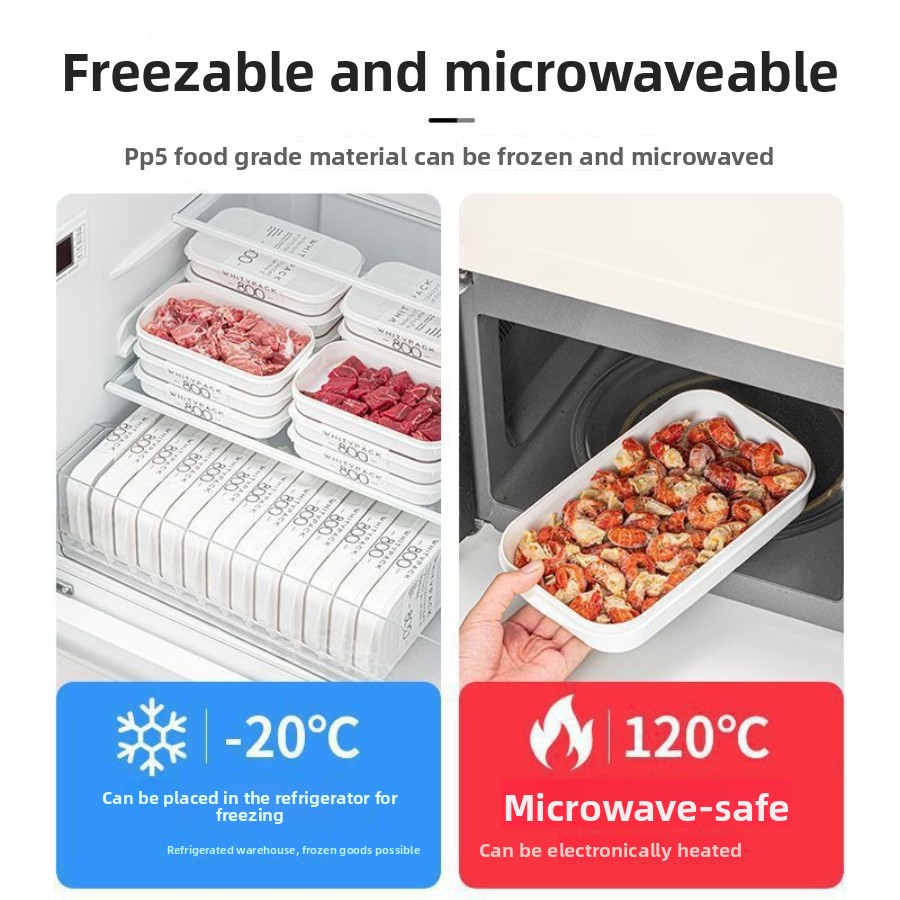 Food - Grade Meat Freezer Cont - Meal Prep Containers Xl recension och pris